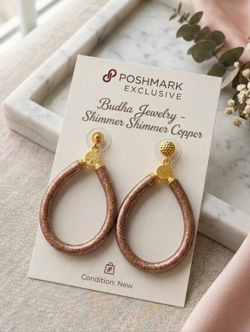 Budha All Weather Womens Earring Copper